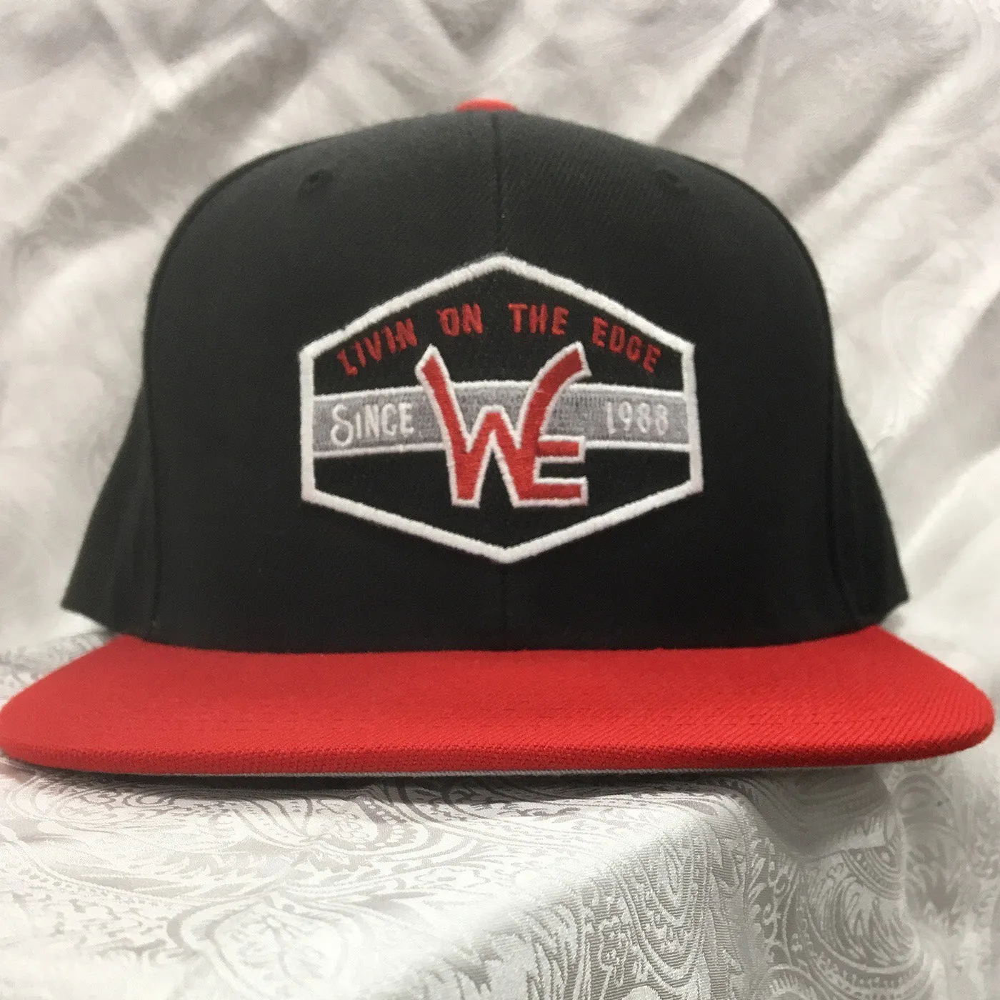 Western Edge Black and Red Logo Cap sold by Western Edge