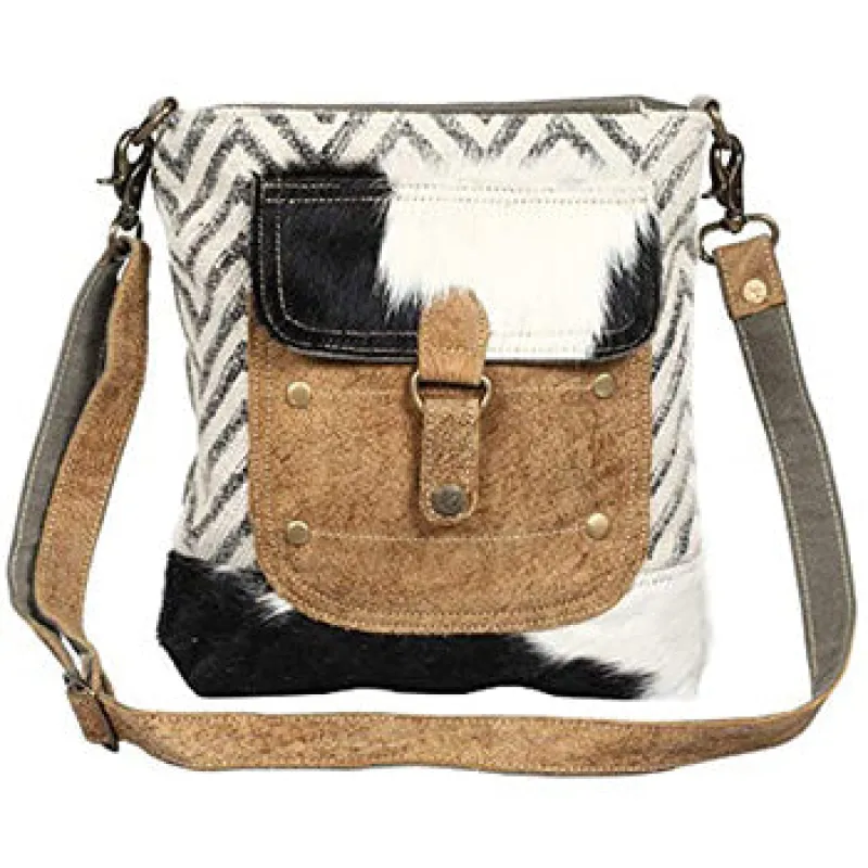 Myra Bags Chevron Hide Pocket Crossbody sold by Western Edge