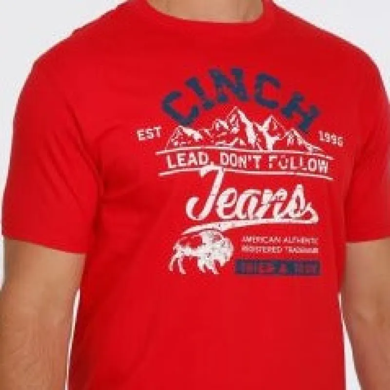 Cinch Men's Lead, Don't Follow Tee sold by Western Edge