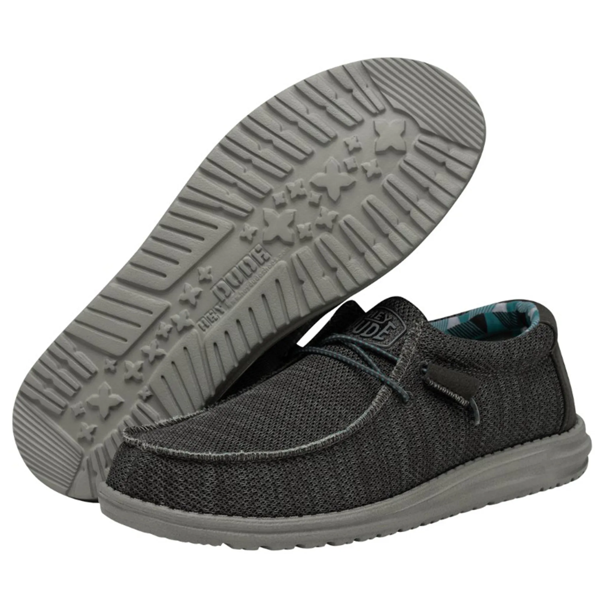 Hey Dude Men's Charcoal Wally Sox Casual Shoe sold by Western Edge product image thumbnail 2