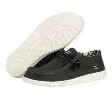 Hey Dude Men's Black Wally Stretch Casual Shoe sold by Western Edge
