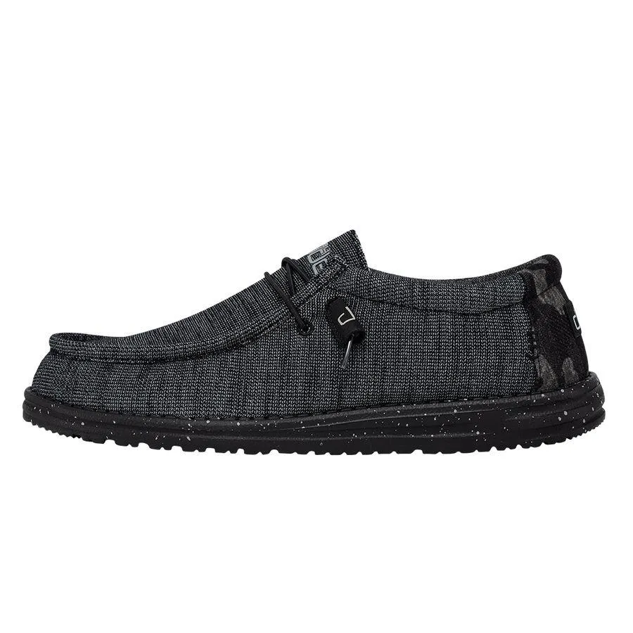 Hey Dude Wally Stretch Midnight Bunker Mens Shoe sold by Western Edge