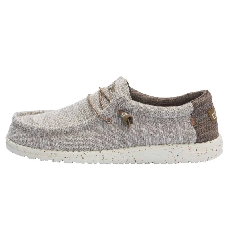Hey Dude Men's Wally Stretch Limestone Shoes made by Hey Dude