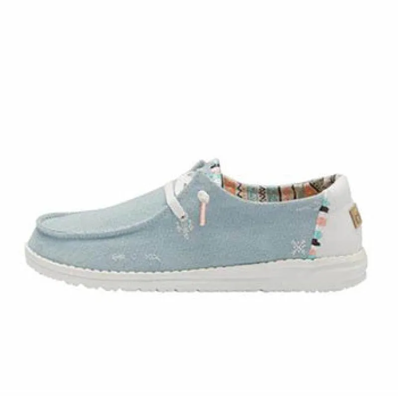 Hey Dude Wendy Boho Light Denim made by Western Edge