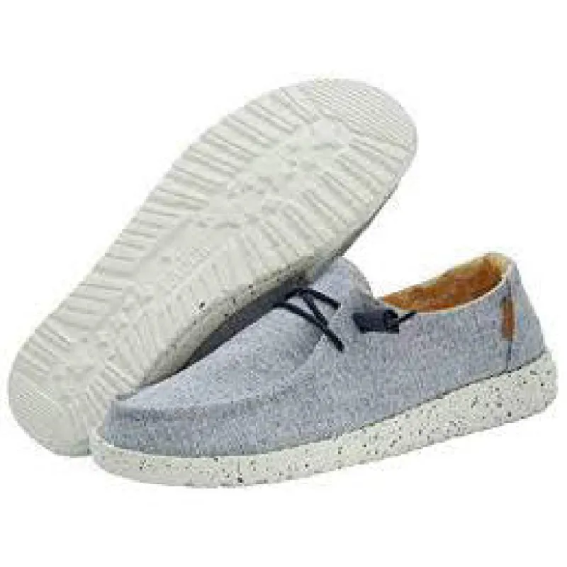 Hey Dude Wendy Chambray White Blue made by Hey Dude