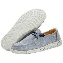 Hey Dude Wendy Chambray White Blue sold by Western Edge