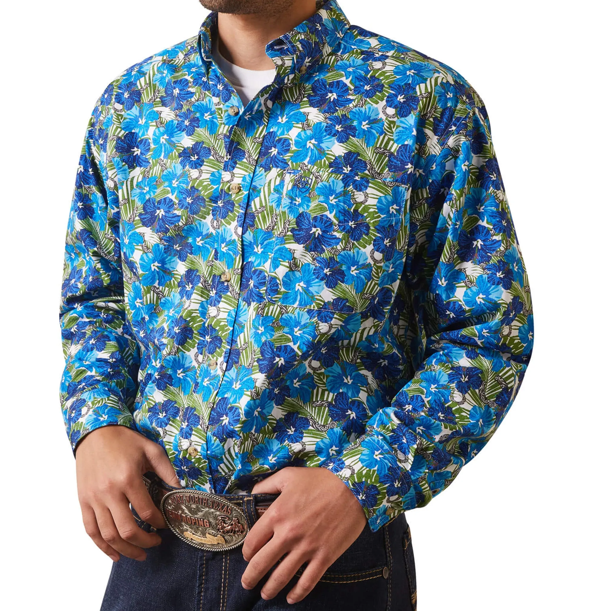 Ariat Men's Landon Hawaiian Print sold by Western Edge product image thumbnail 2