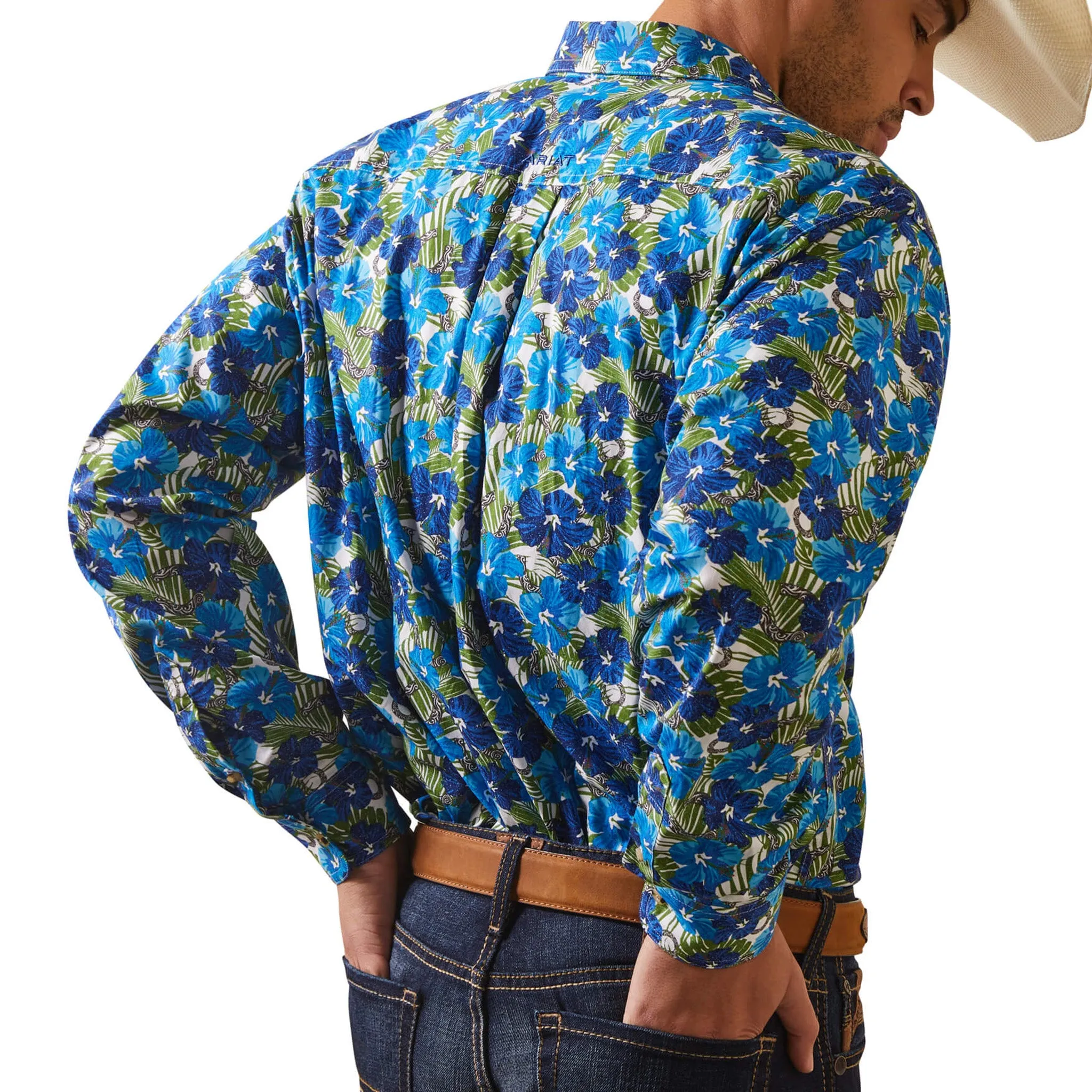 Ariat Men's Landon Hawaiian Print sold by Western Edge product image thumbnail 3