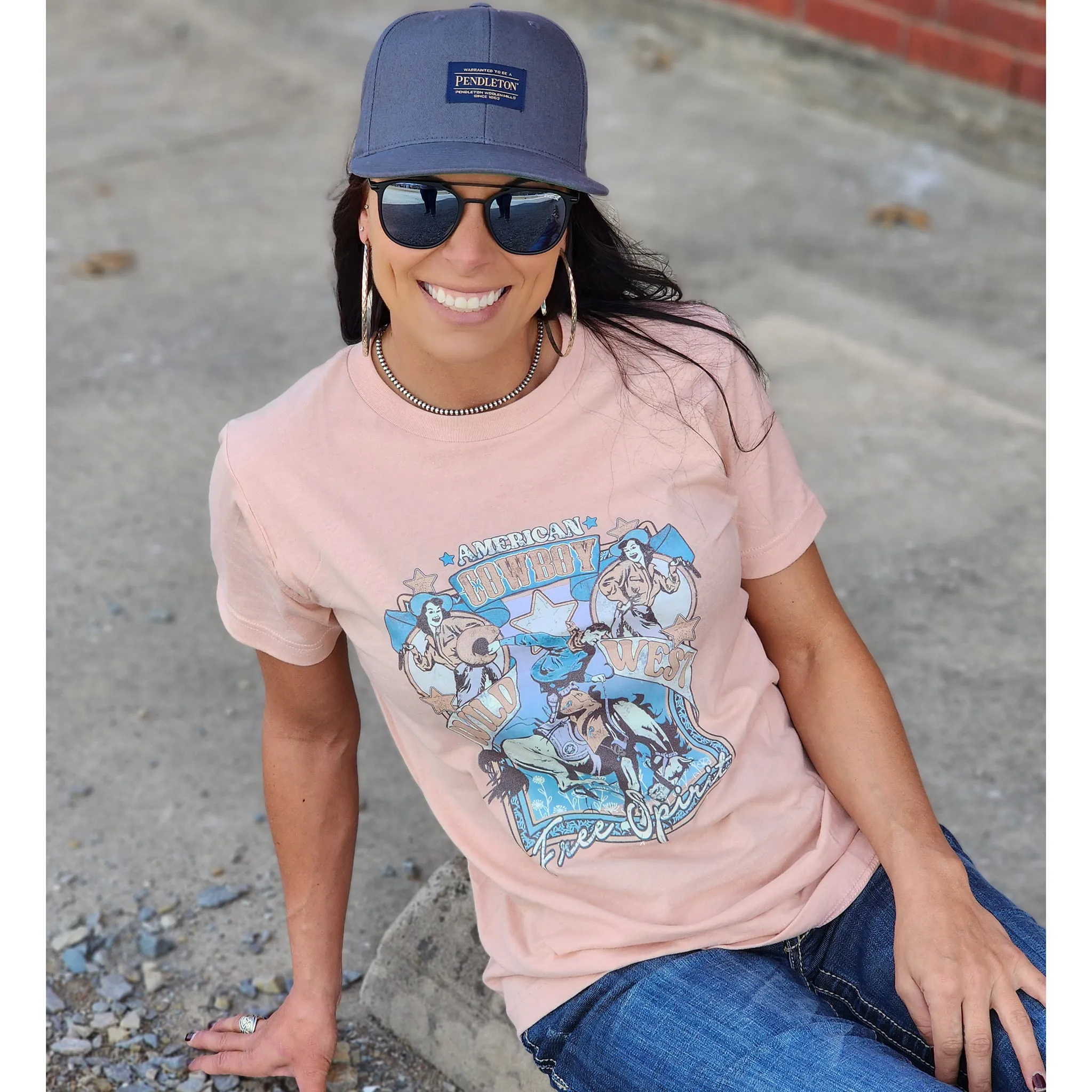 American Wild West Free Spirit Tee sold by Western Edge product image thumbnail 2