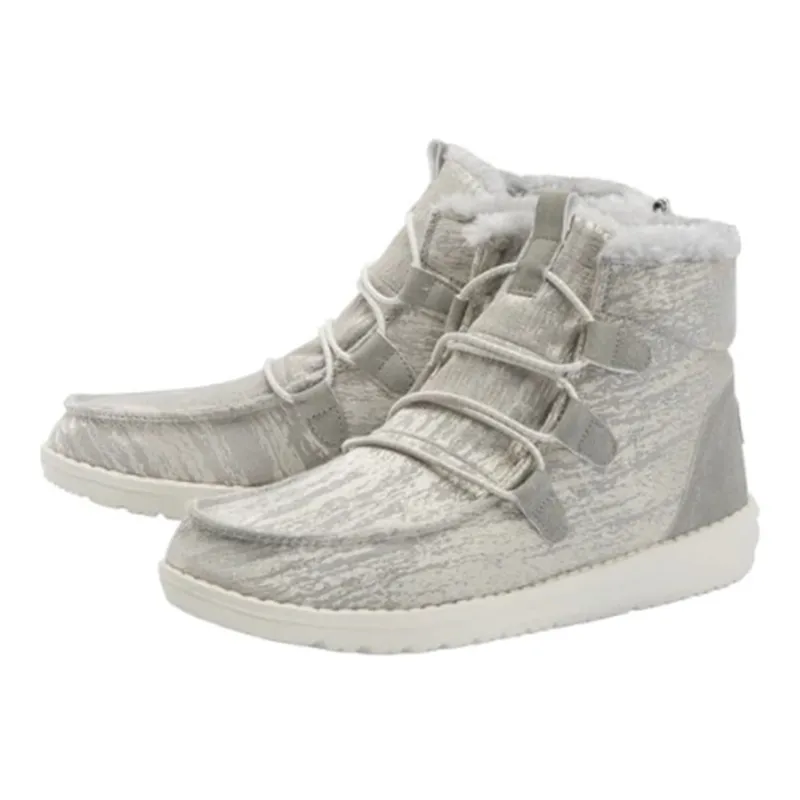 Hey Dude Women's Lea Fur Grey made by Hey Dude