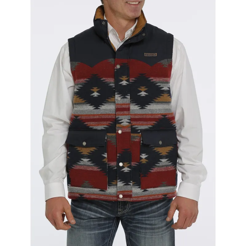 Cinch Men's Aztec Puffer Vest sold by Western Edge
