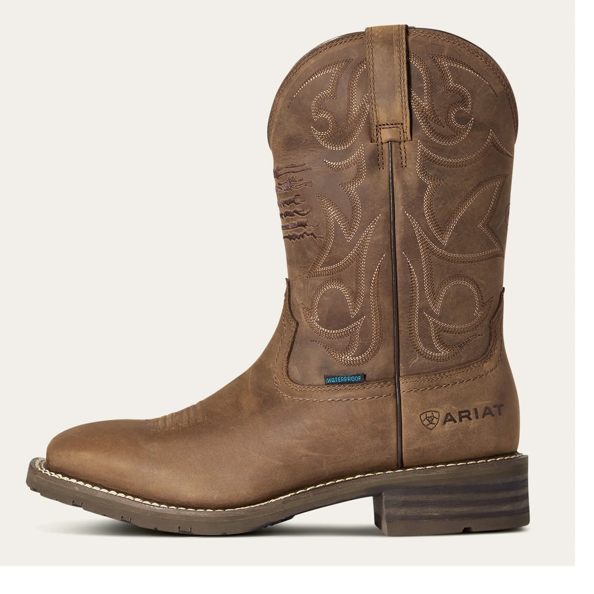 Ariat Men's Hybrid Patriot Waterproof Work Boot sold by Western Edge product image thumbnail 4
