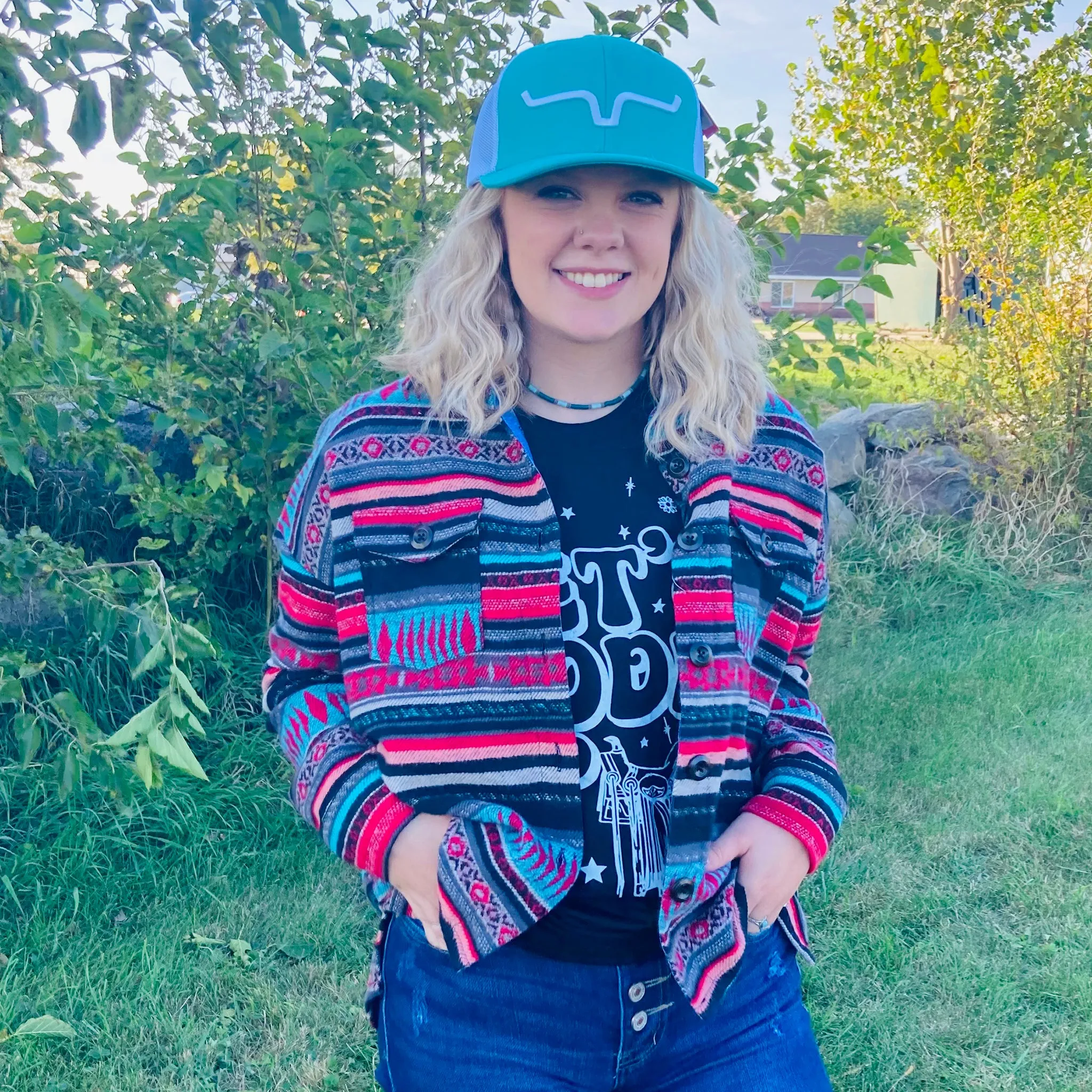 Panhandle Slim Aztec Shacket sold by Western Edge product image thumbnail 2