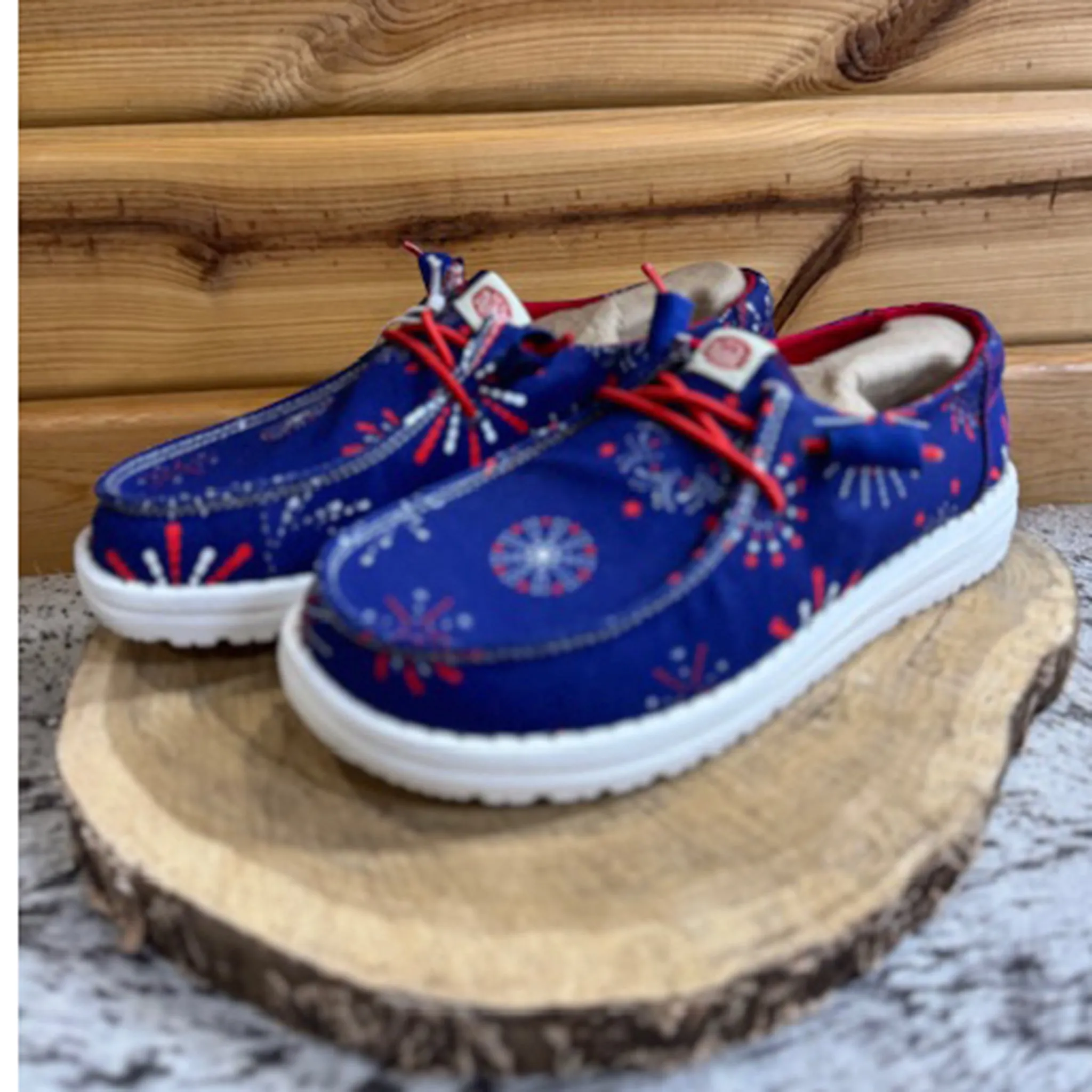 Hey Dude Wendy Fireworks Navy sold by Western Edge product image thumbnail 4