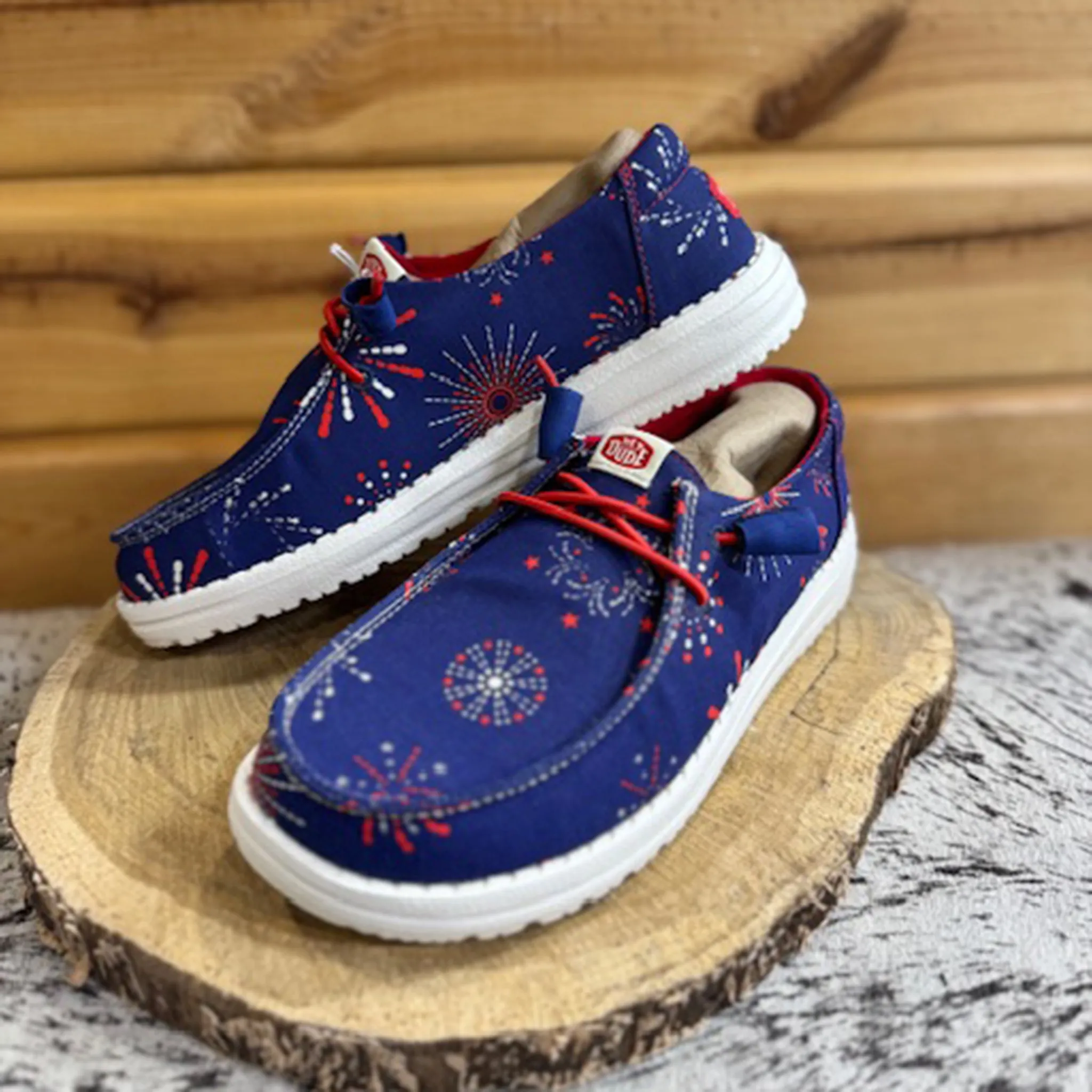 Hey Dude Wendy Fireworks Navy sold by Western Edge product image thumbnail 2