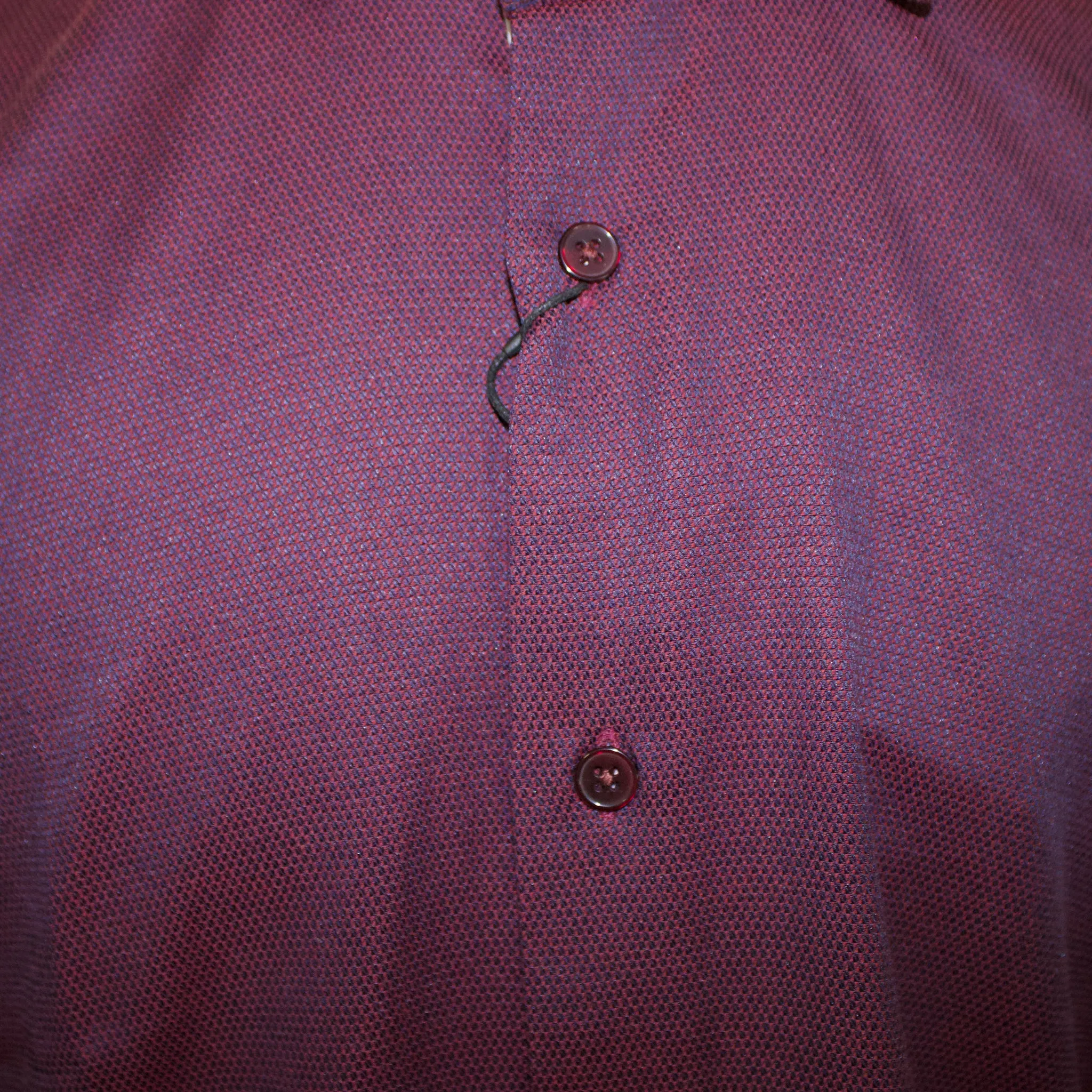 Men's Wine Small Black Dot Print Long Sleeve Shirt sold by Western Edge product image thumbnail 2