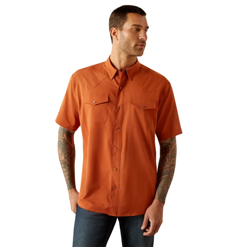 Ariat Clay Mens VentTEK Short Sleeve Shirt sold by Western Edge