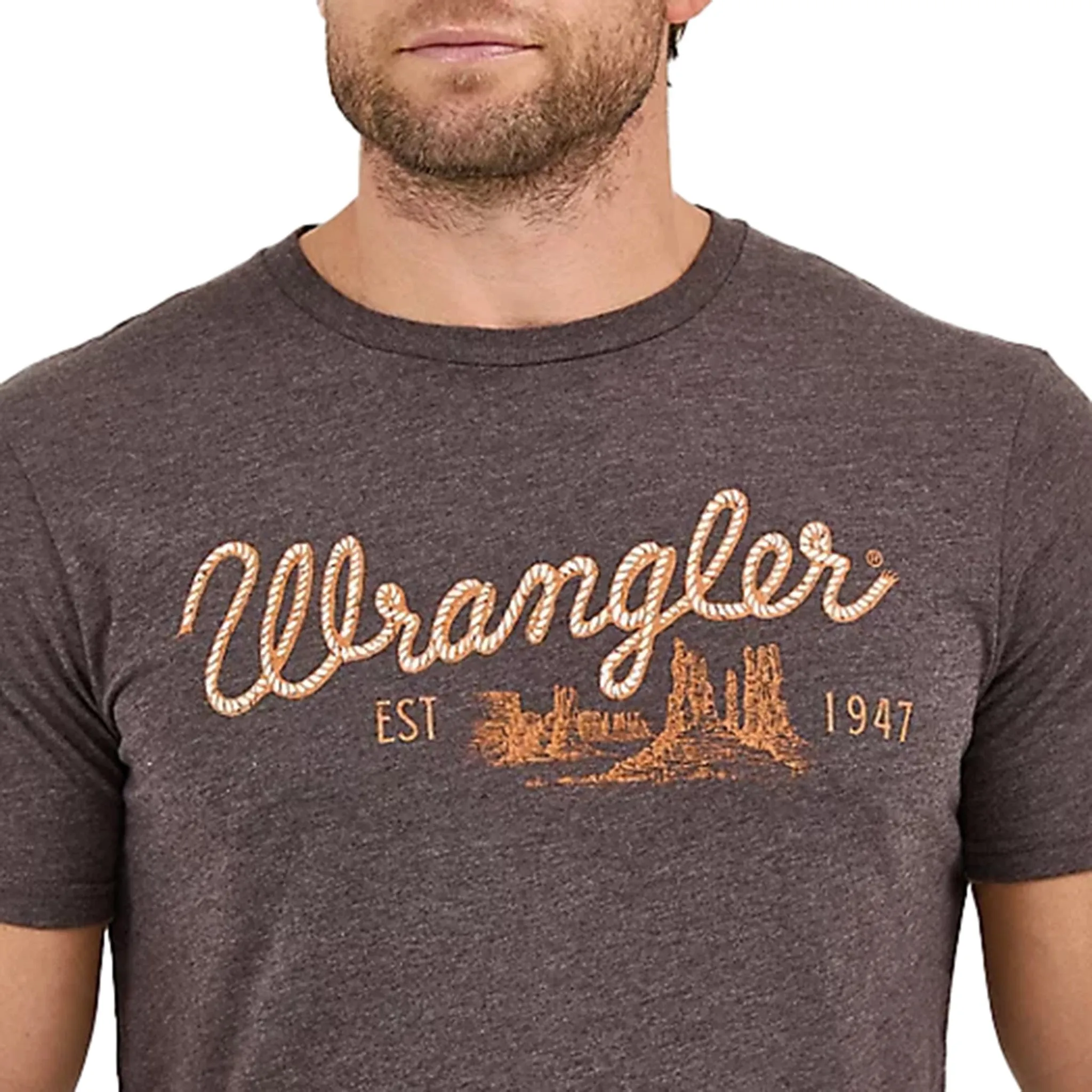 Wrangler Men's Rope Emblem Graphic Tee sold by Western Edge product image thumbnail 2
