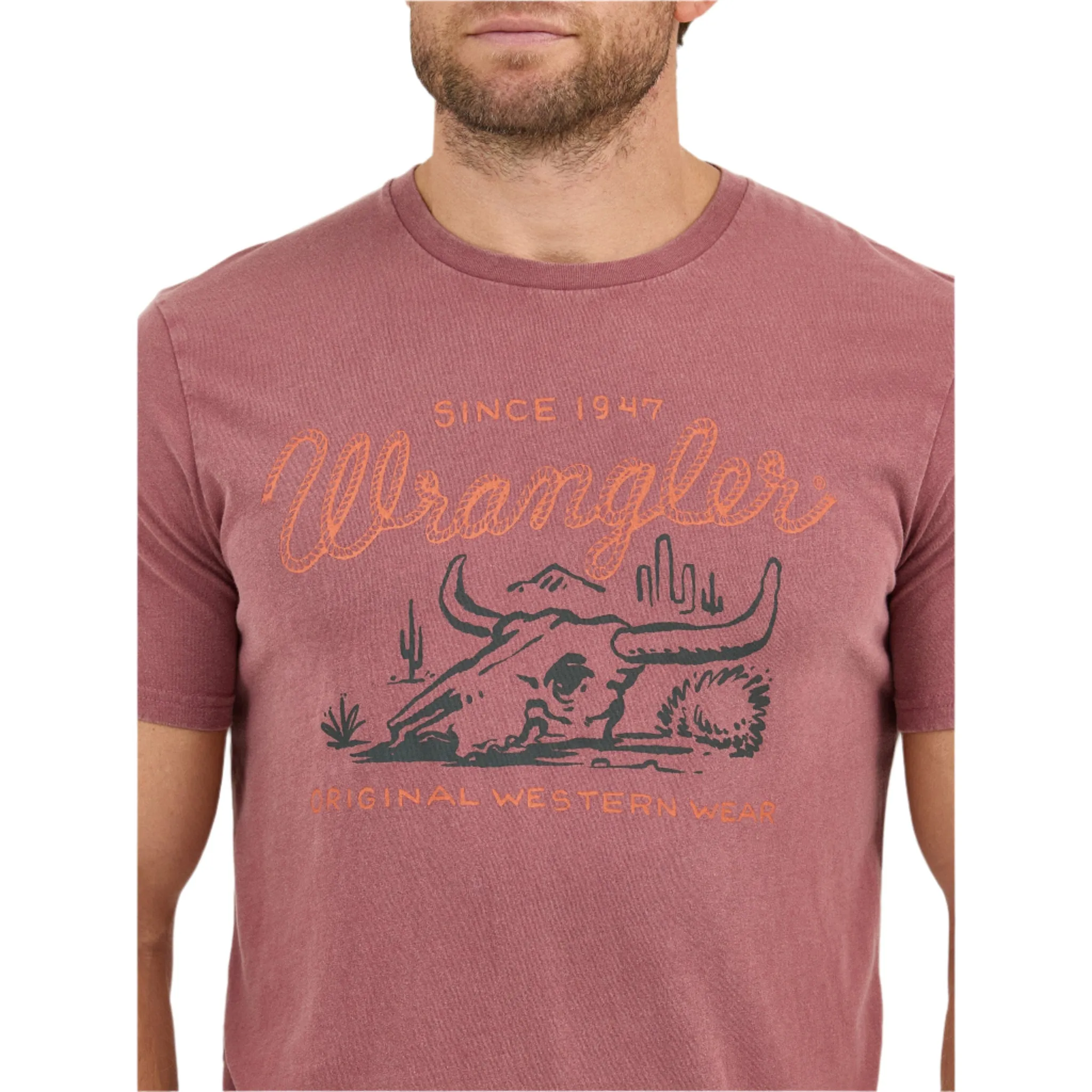 Wrangler Men's Mineral Wash Graphic Tee sold by Western Edge product image thumbnail 2