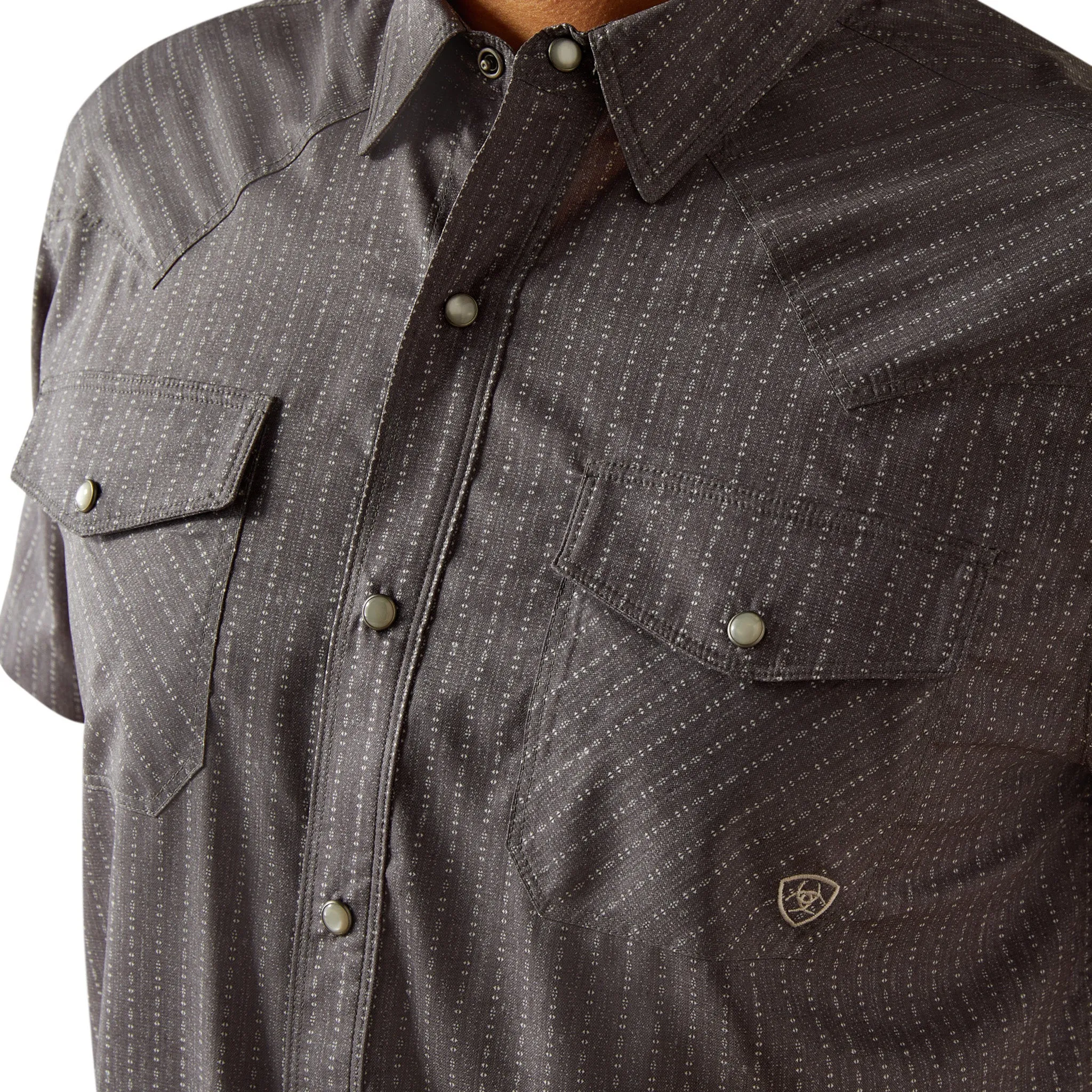 Ariat Men's Grey VentTek Shirt sold by Western Edge product image thumbnail 3