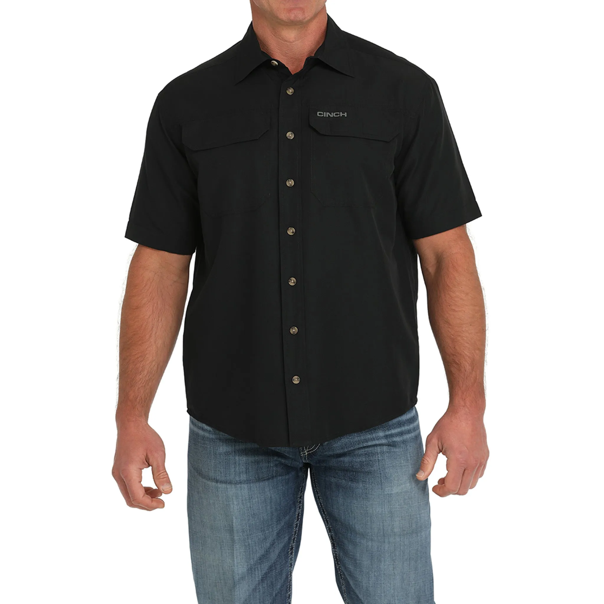 Cinch Men's Black Arena Flex Shirt sold by Western Edge