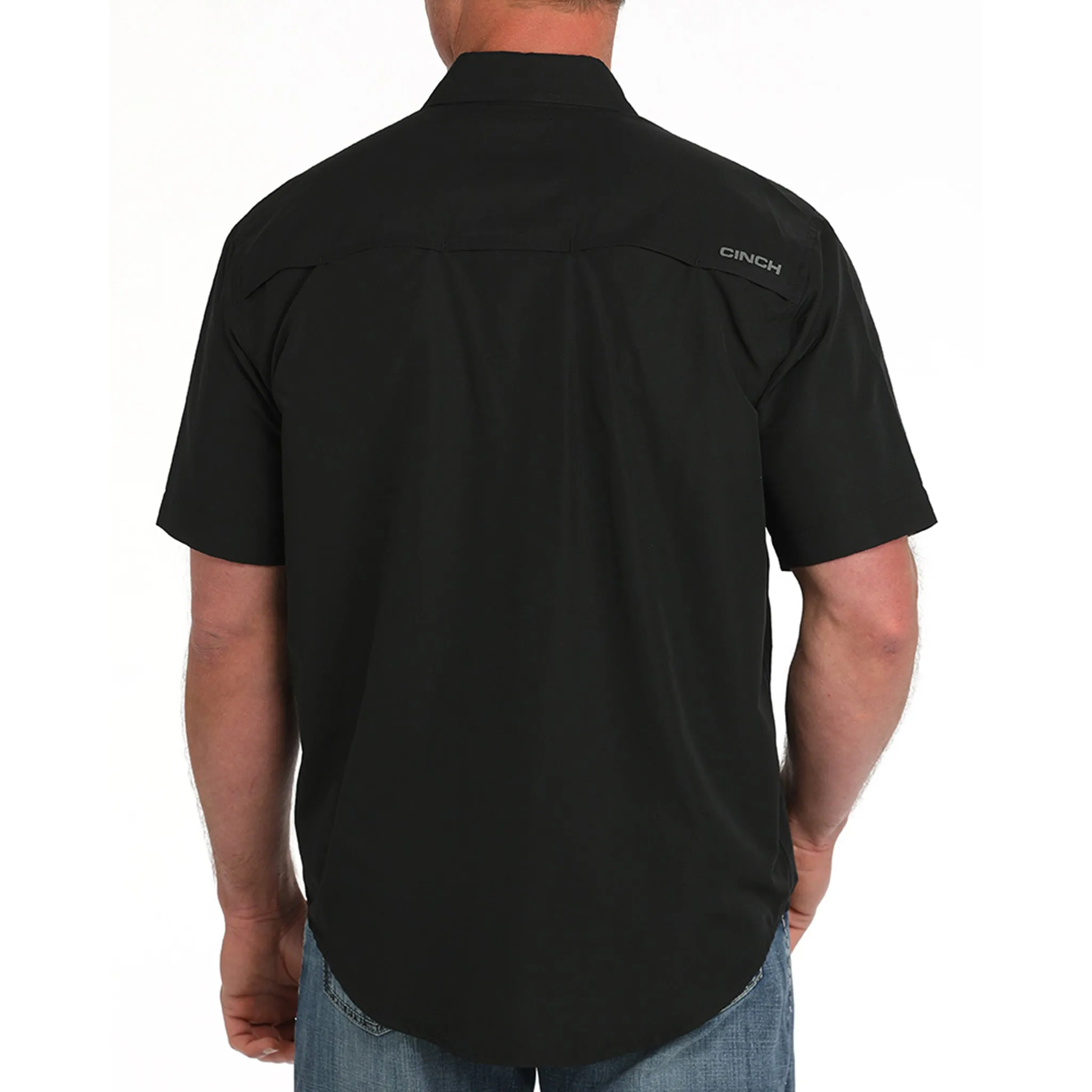 Cinch Men's Black Arena Flex Shirt sold by Western Edge product image thumbnail 4
