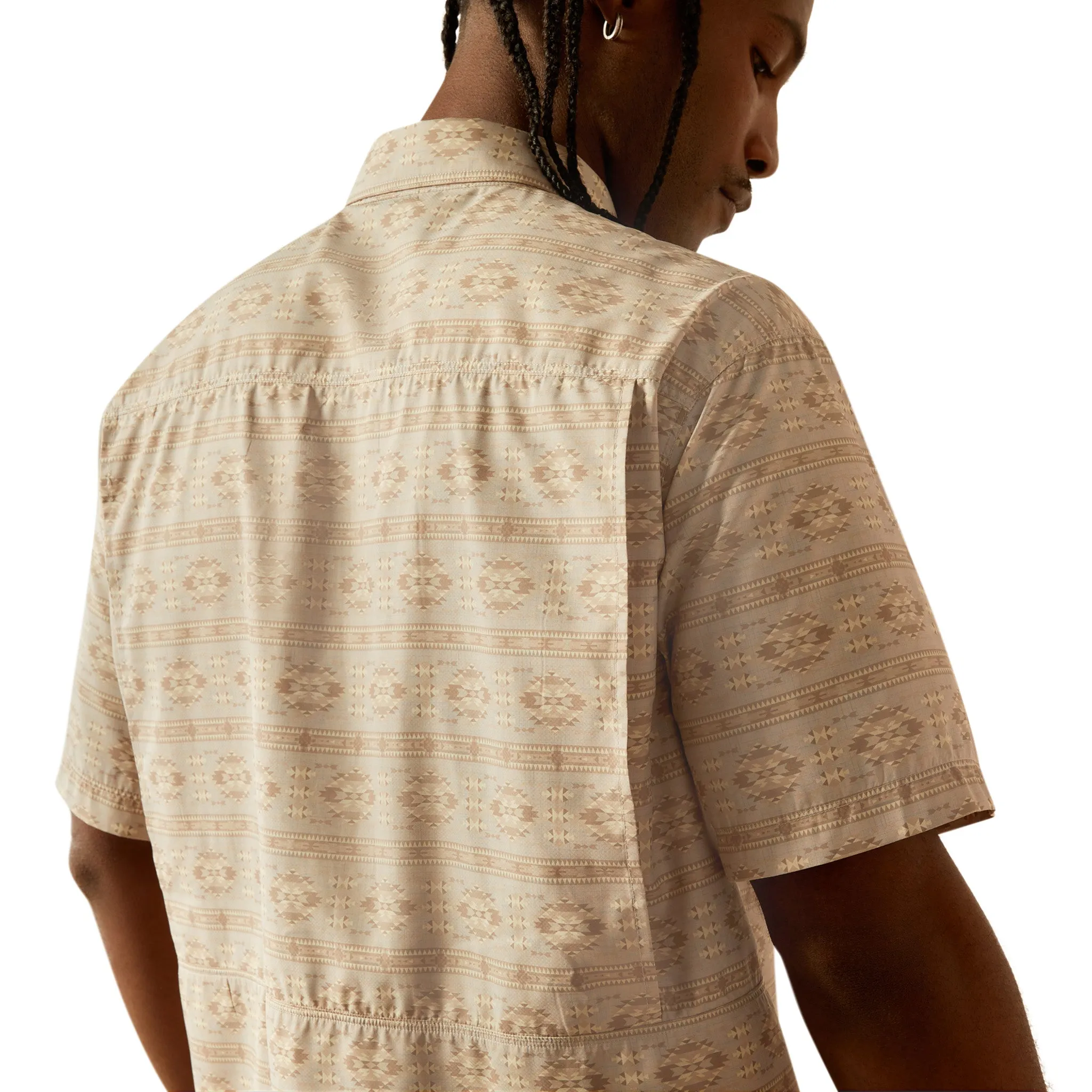 Ariat VentTEK Taupe Outbound Classic Fit Shirt sold by Western Edge product image thumbnail 3