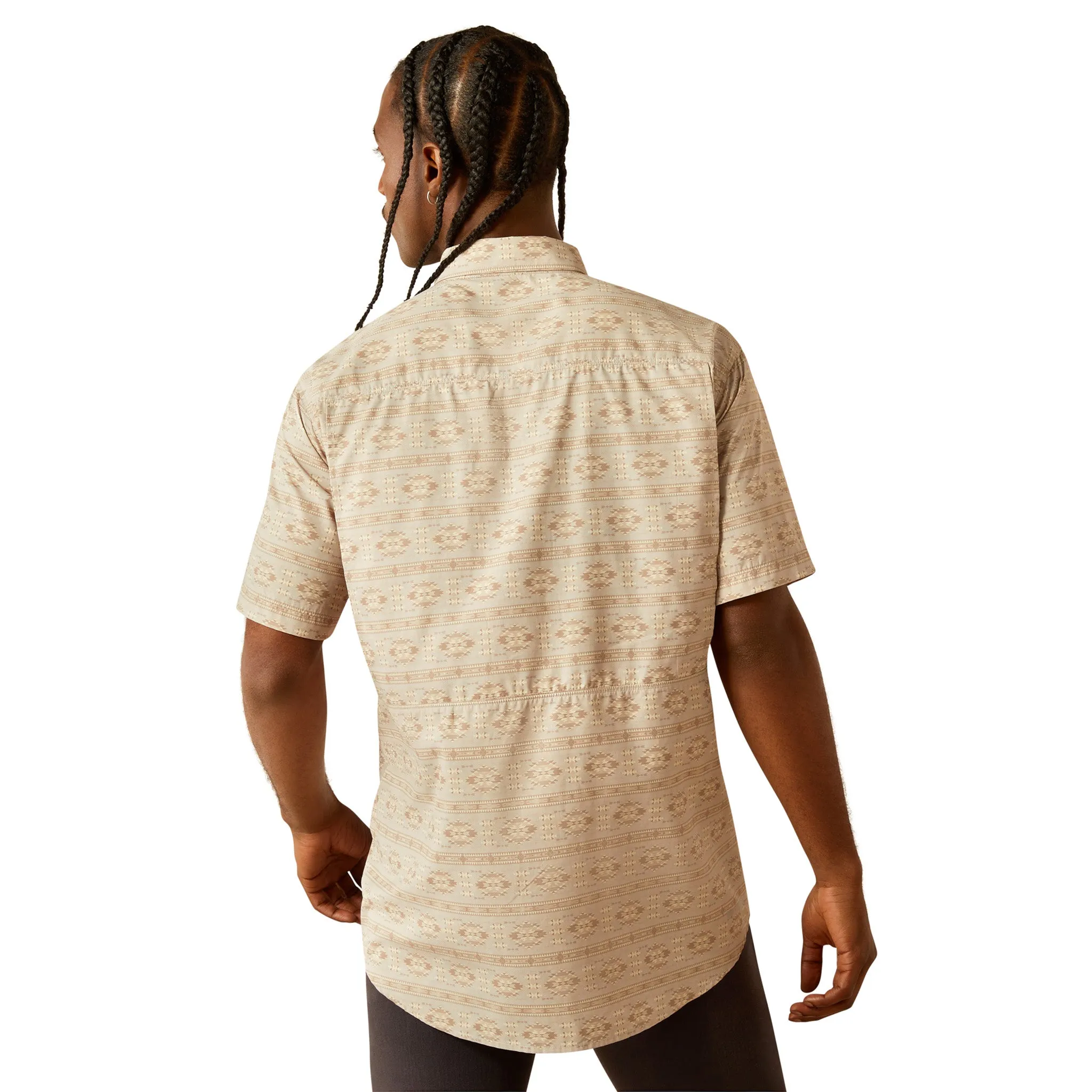 Ariat VentTEK Taupe Outbound Classic Fit Shirt sold by Western Edge product image thumbnail 2