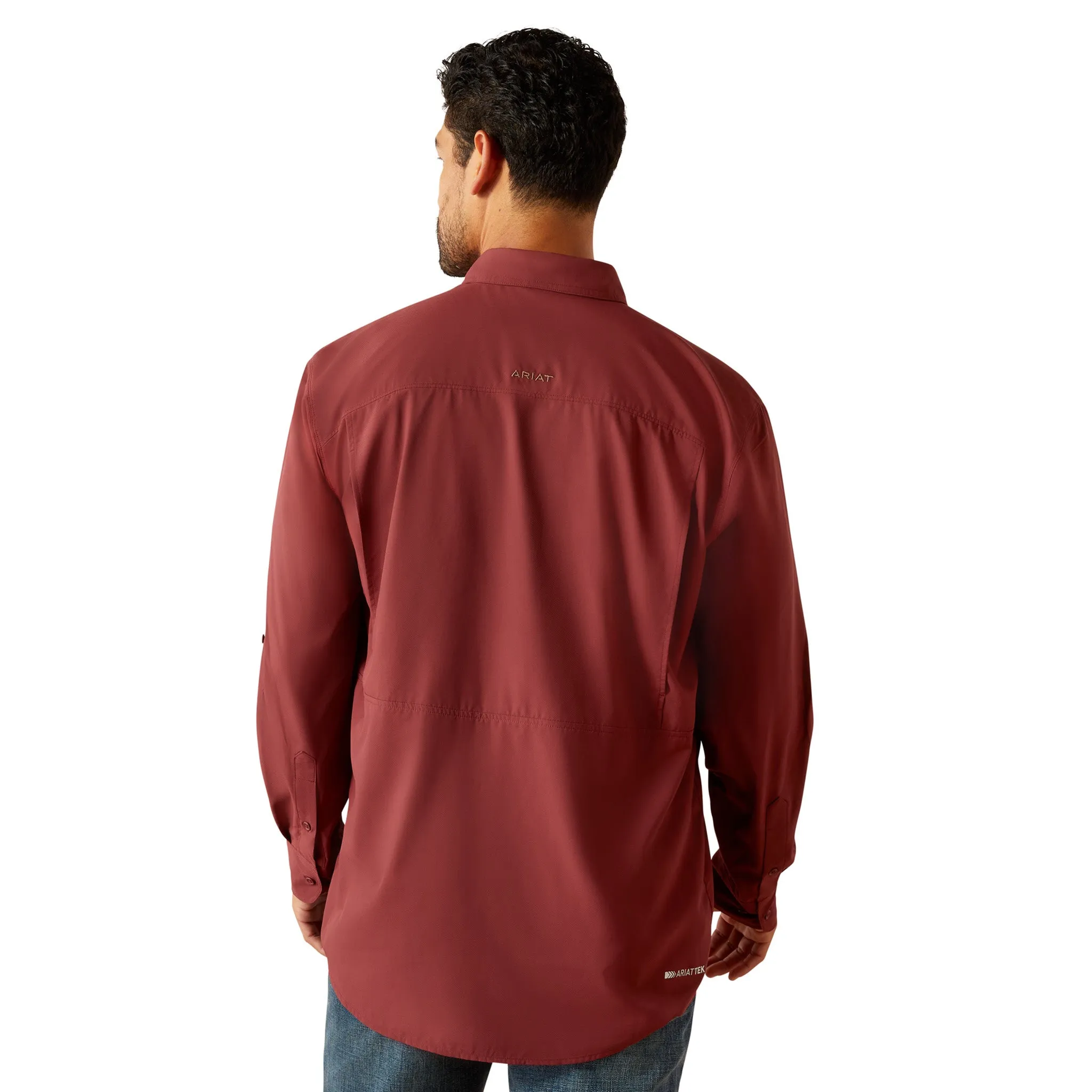 Ariat VentTEK Red Mahogany Classic Fit Shirt sold by Western Edge product image thumbnail 2