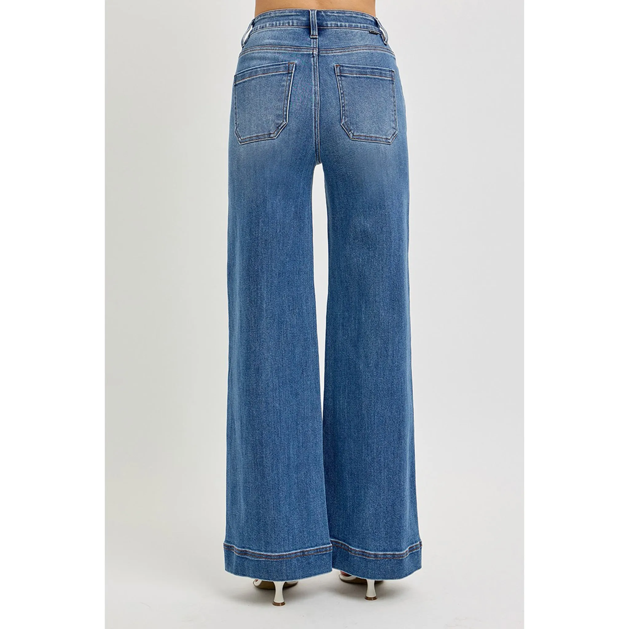 Risen Women's Medium High Rise Front Seam Jeans sold by Western Edge product image thumbnail 3