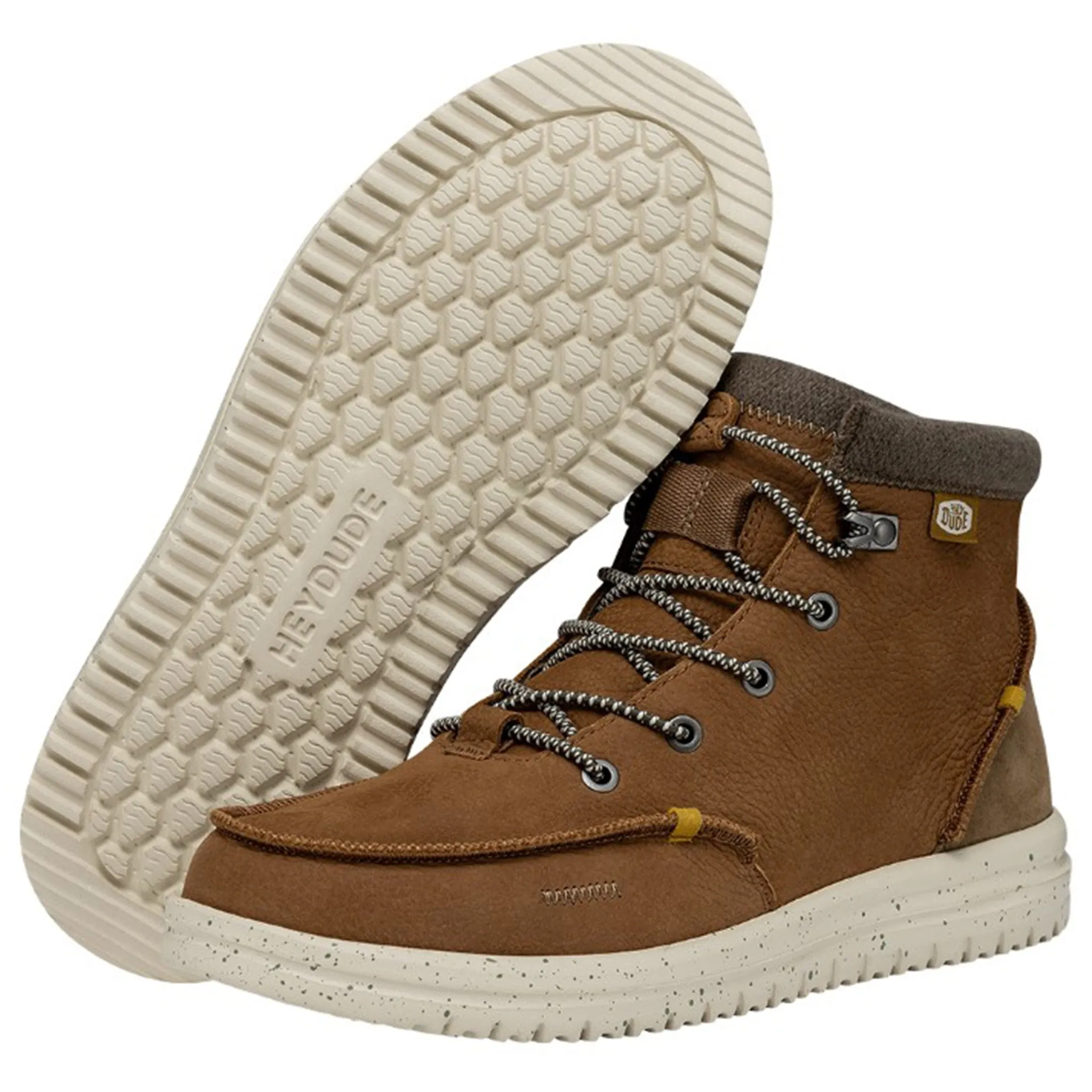 Hey Dude Men's Bradley Leather Cognac sold by Western Edge product image thumbnail 2