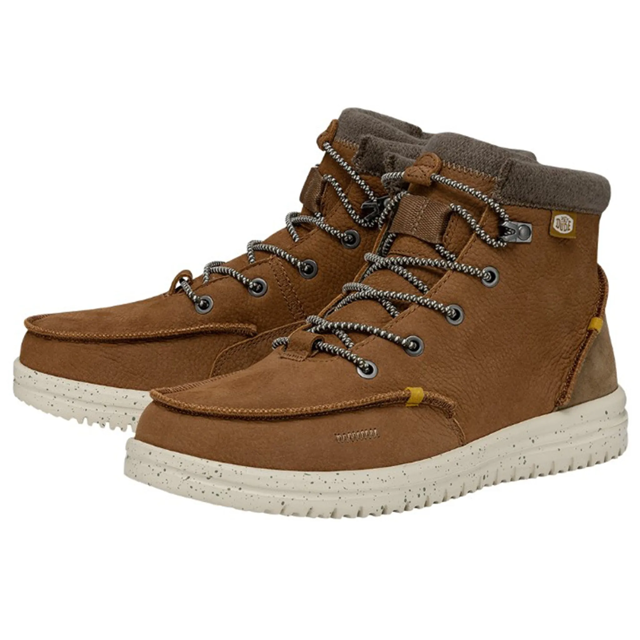 Hey Dude Men's Bradley Leather Cognac sold by Western Edge