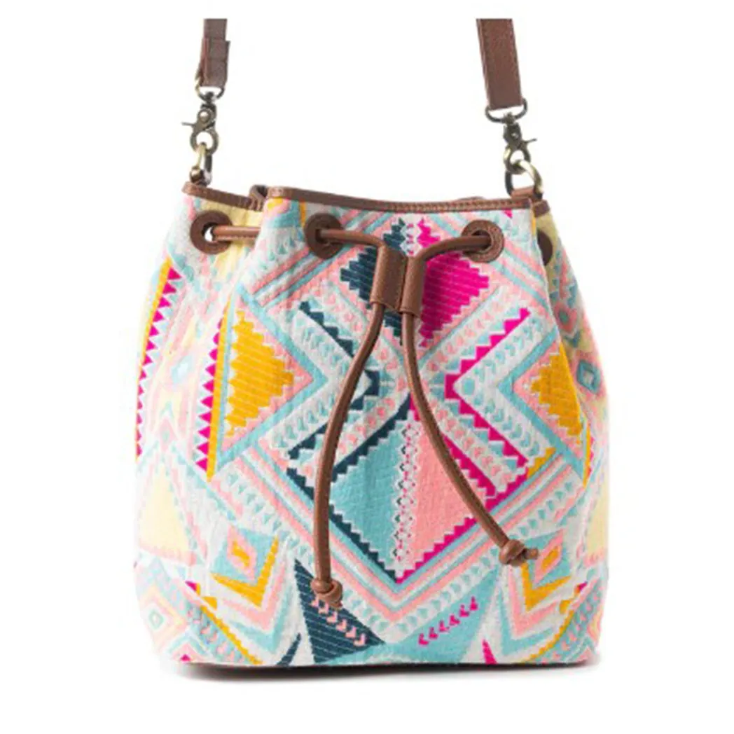 Pastel Desert Sunrise Bucket Bag sold by Western Edge