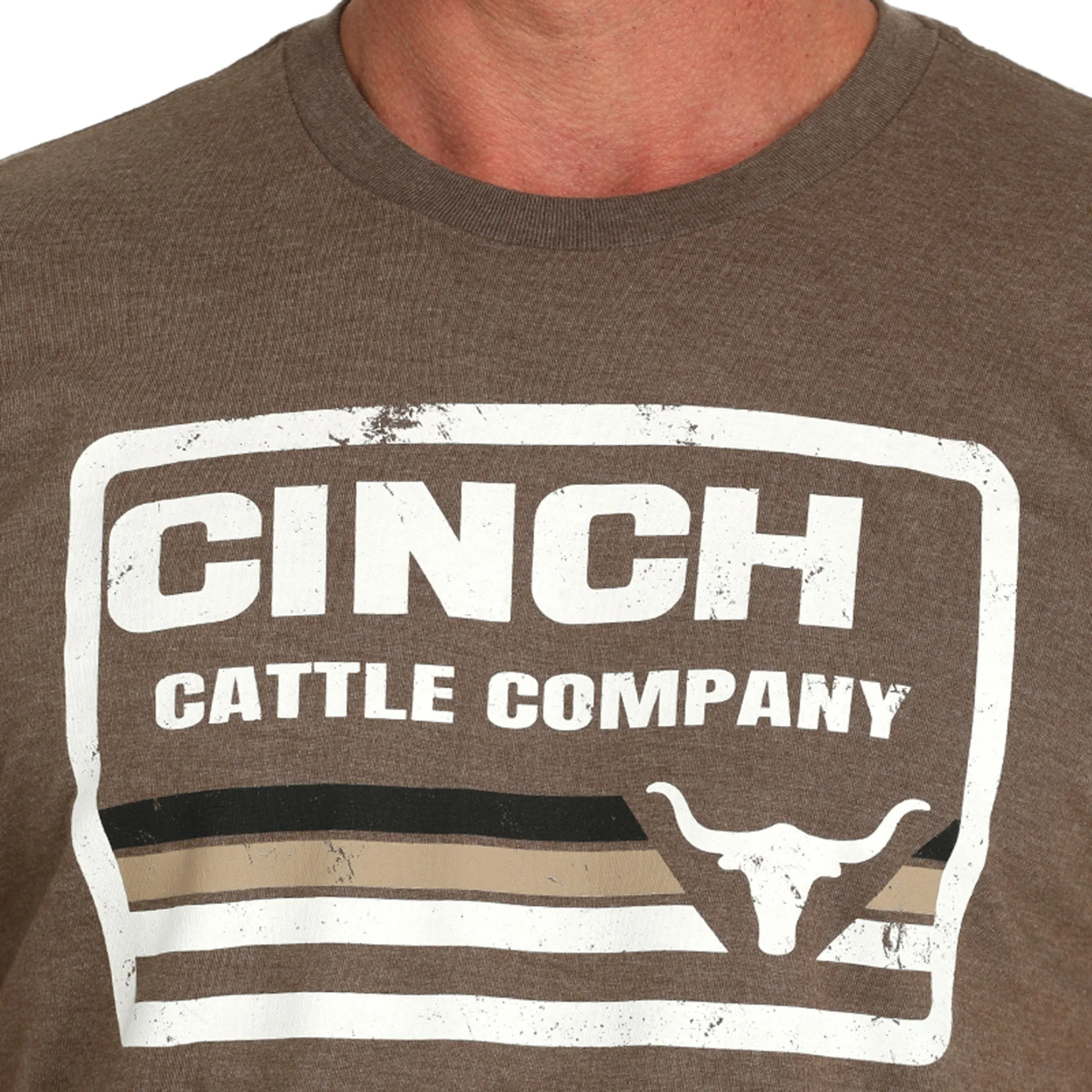 Cinch Men's Brown Cattle Co T-Shirt sold by Western Edge product image thumbnail 4