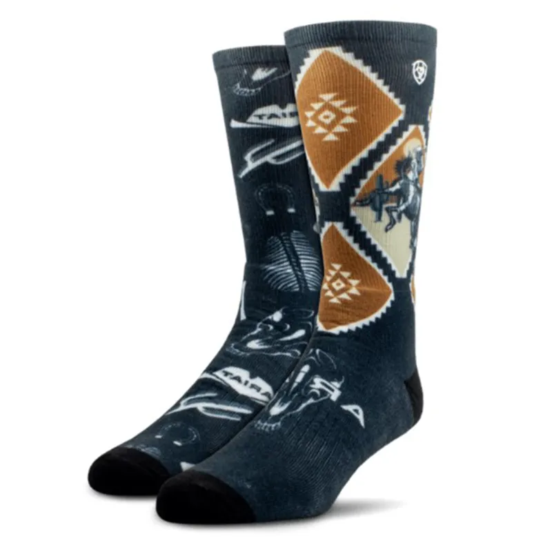 Ariat Women's Bronc/Southwest Crew Sox 2Pk sold by Western Edge