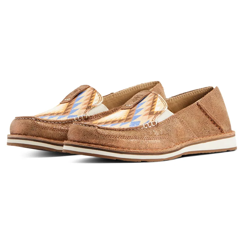 Ariat Women's Metallic Bronze Aztec Blanket Cruiser made by Ariat