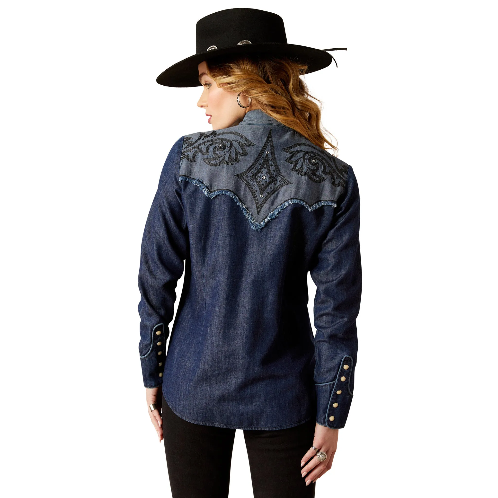 Ariat Women's Denim 2nd Fiddle Shirt sold by Western Edge product image thumbnail 2