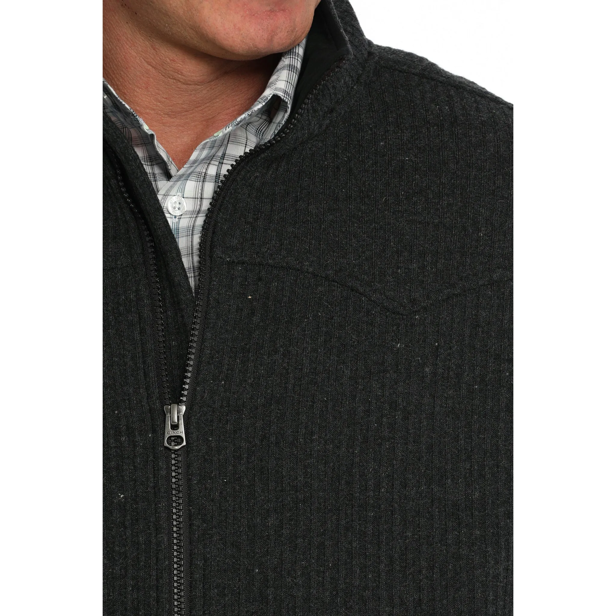 Cinch Men's Wool Bonded Vest sold by Western Edge product image thumbnail 4