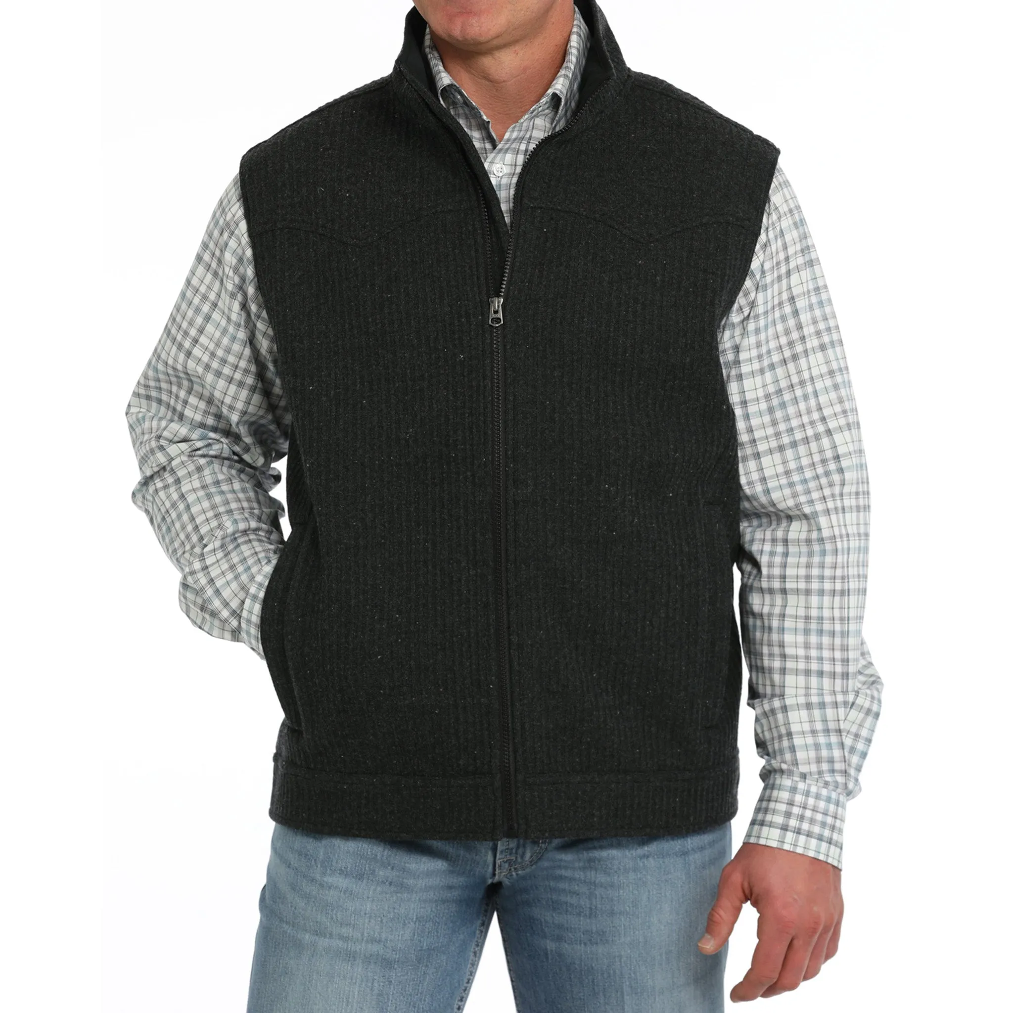 Cinch Men's Wool Bonded Vest sold by Western Edge