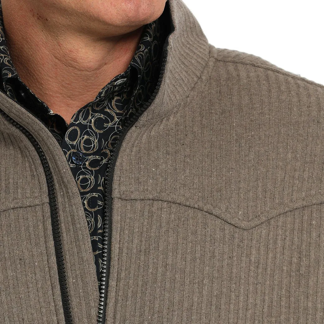 Cinch Men's Wool Bonded Vest in Khaki sold by Western Edge product image thumbnail 3