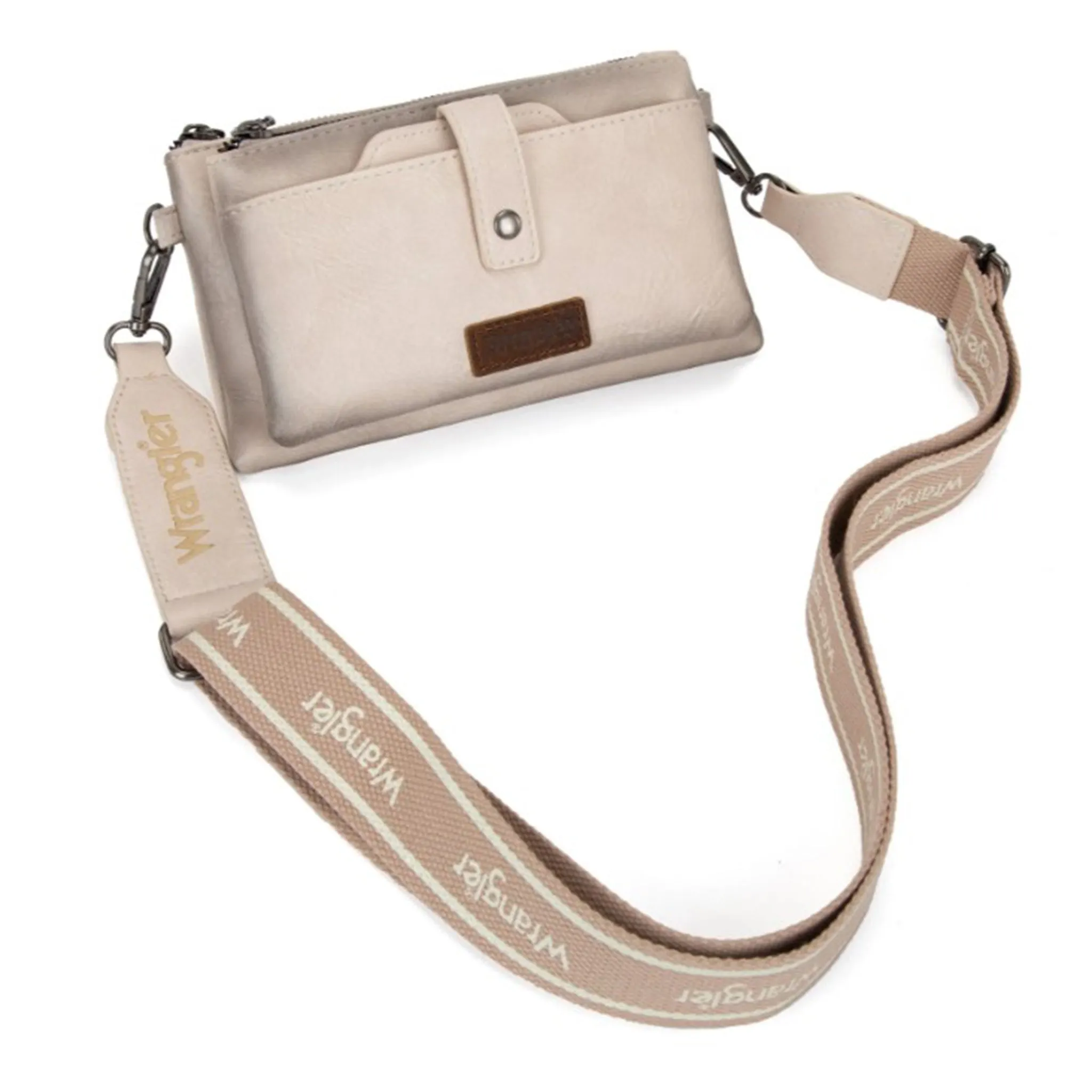 Wrangler Tan Compartment Crossbody sold by Western Edge product image thumbnail 2