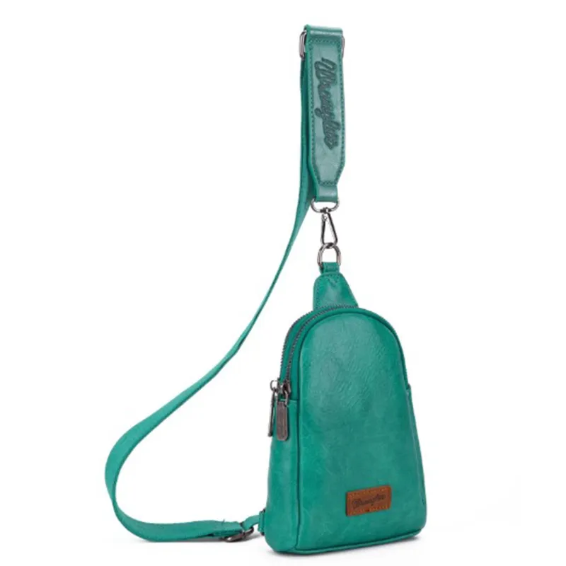 Wrangler Green Crossbody Sling Bag made by Wrangler