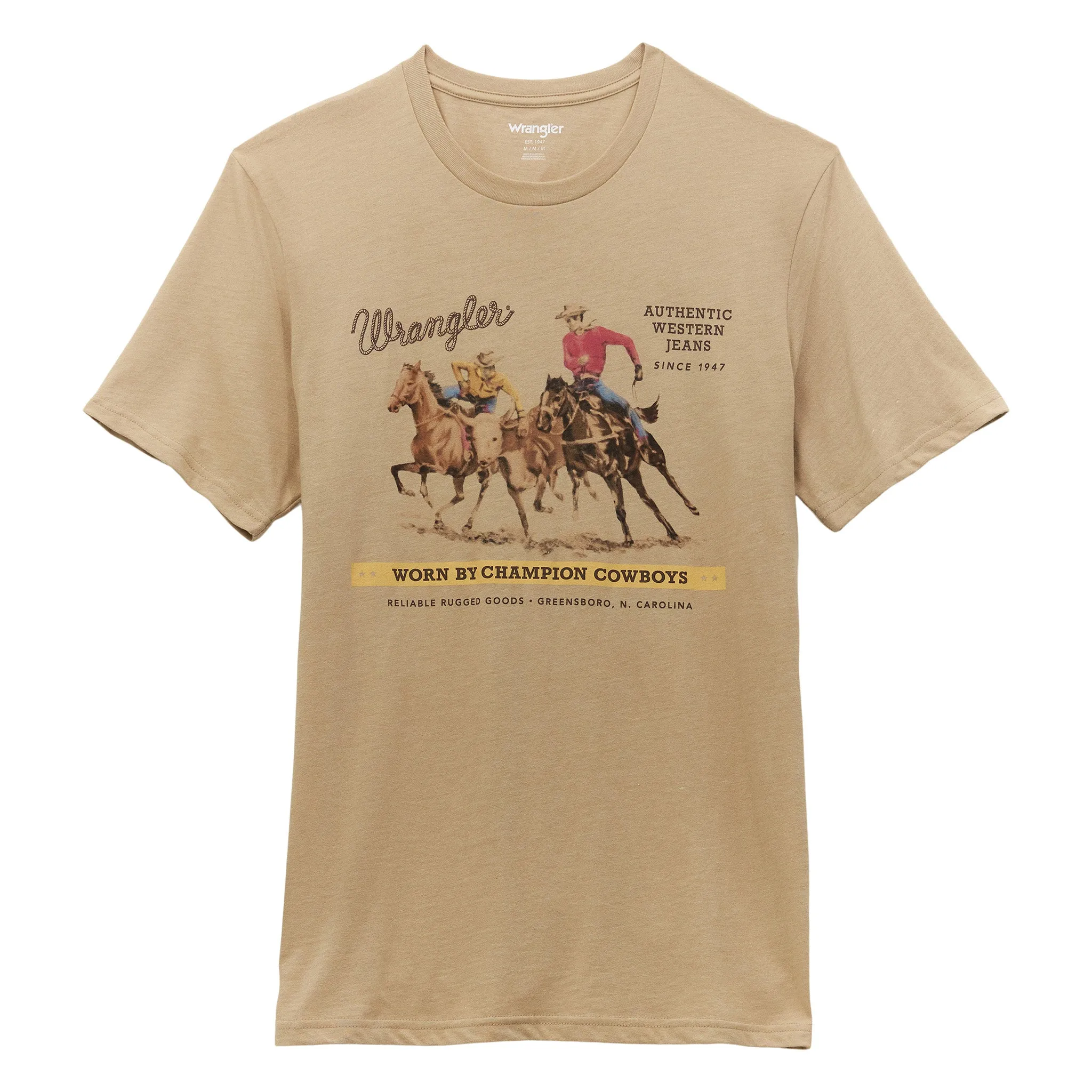 Wrangler Men's Vignette Logo T-Shirt sold by Western Edge product image thumbnail 4