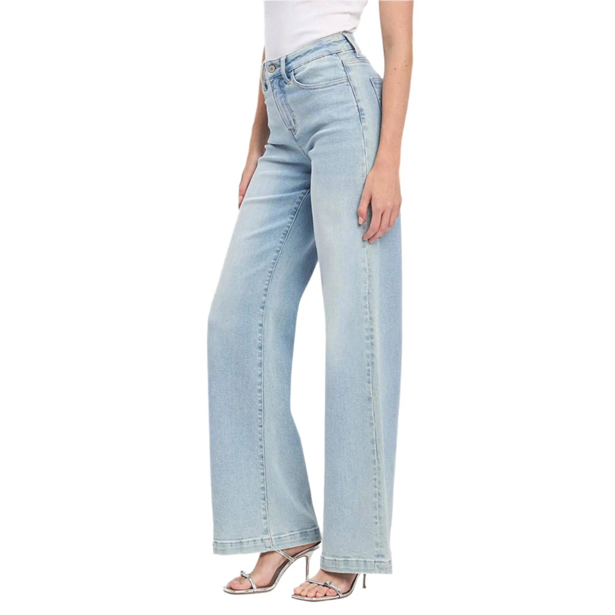Veveret Women's High Rise Wide Leg Jeans sold by Western Edge product image thumbnail 3