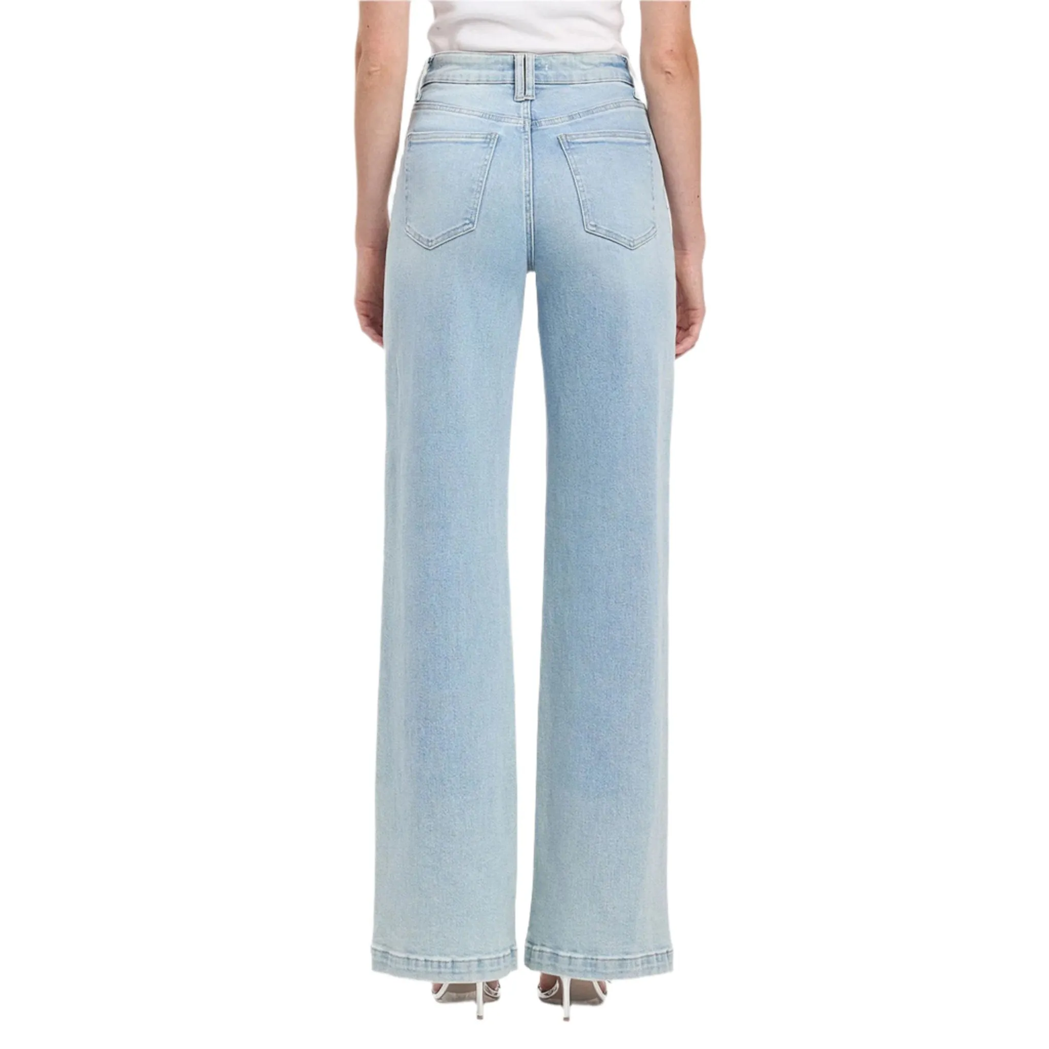 Veveret Women's High Rise Wide Leg Jeans sold by Western Edge product image thumbnail 2