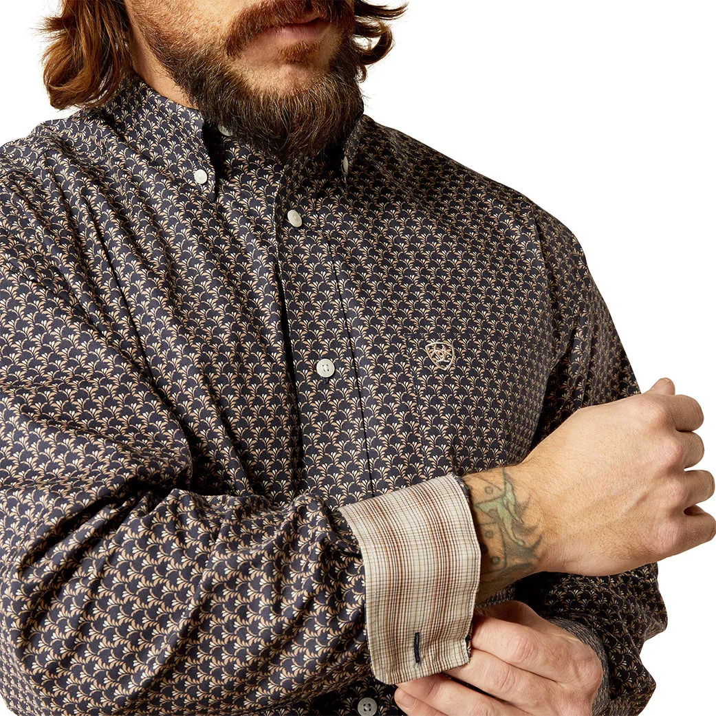 Ariat Men's Wrinkle Free Fields Classic Fit Button-Down Shirt sold by Western Edge product image thumbnail 4