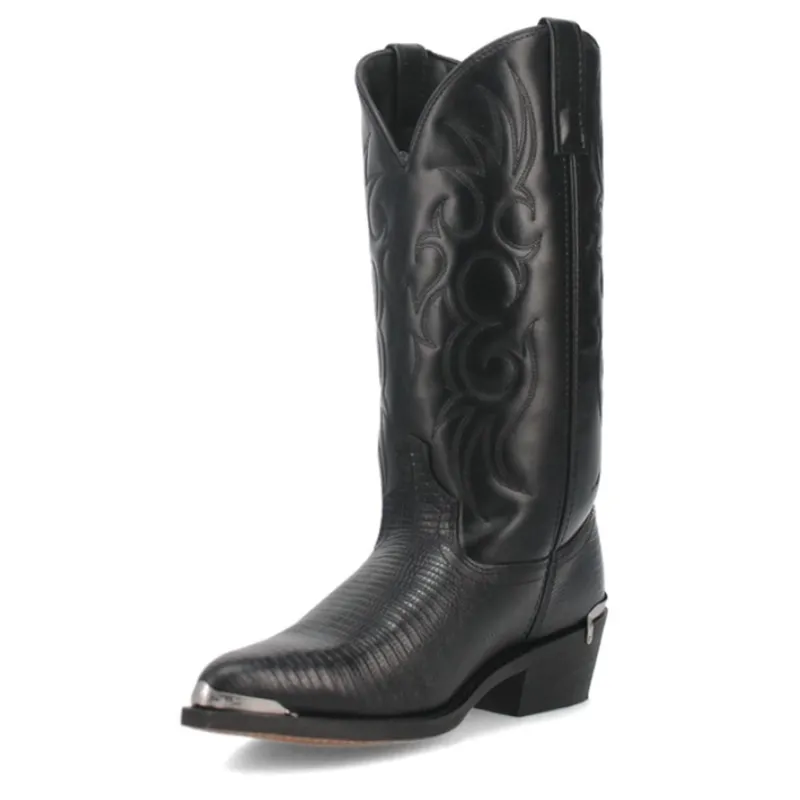 Dan Post Men's Black Lizard Western Boots made by Dan Post