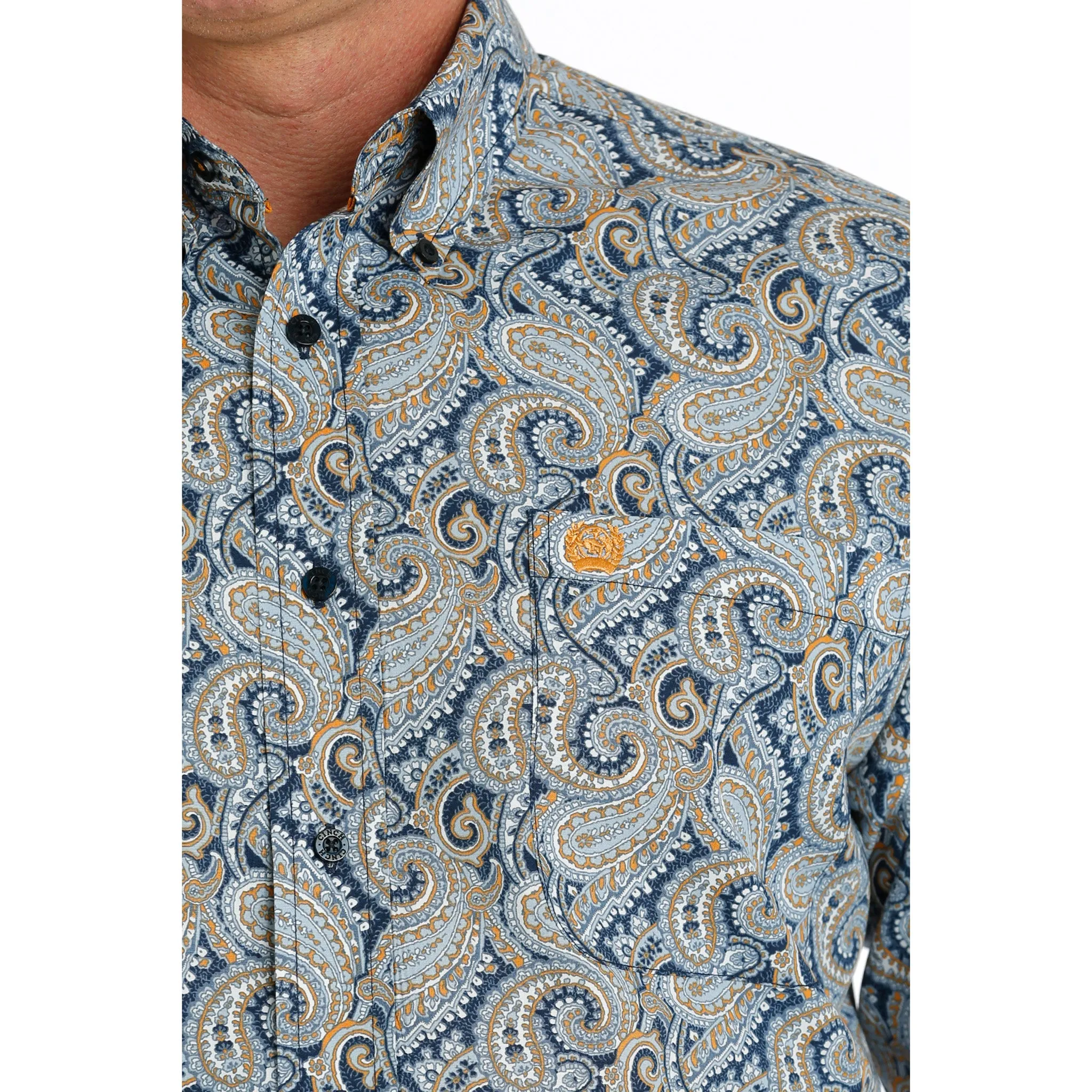 Cinch Men's Paisley Long Sleeve Button Down sold by Western Edge product image thumbnail 3