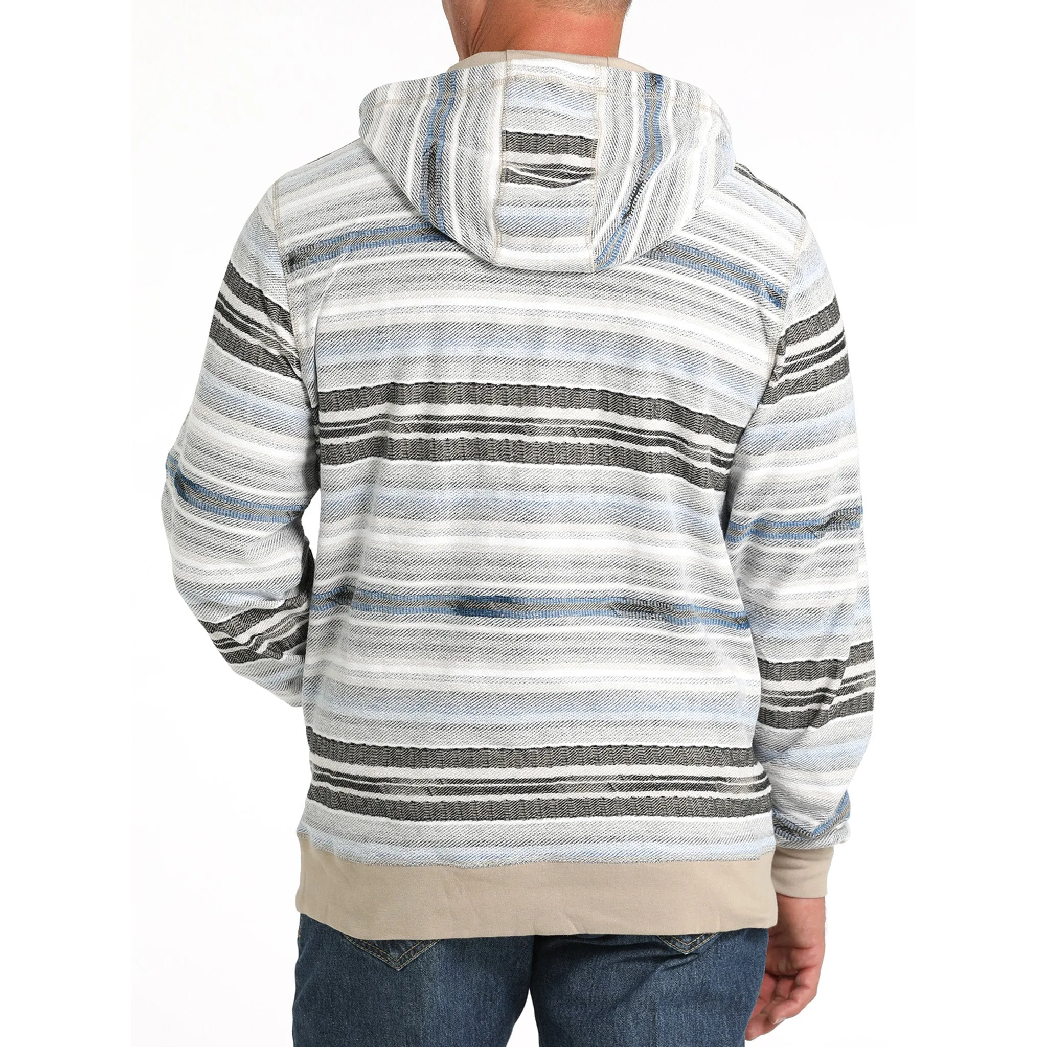 Cinch Men's Multi-Stripe Pullover Hoodie sold by Western Edge product image thumbnail 4