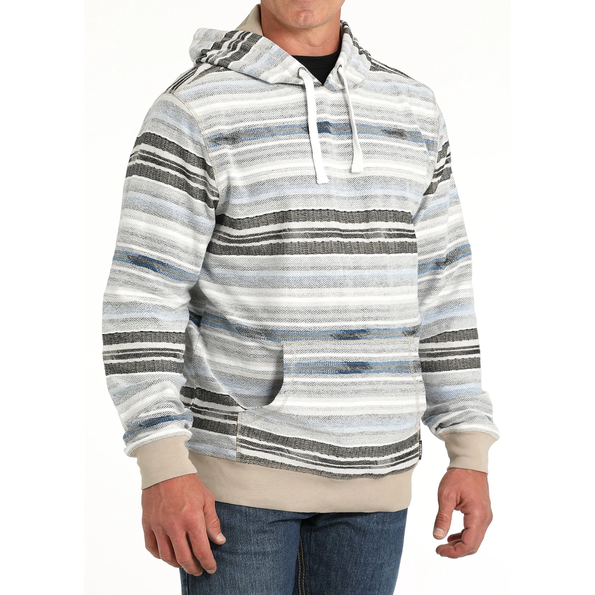 Cinch Men's Multi-Stripe Pullover Hoodie sold by Western Edge product image thumbnail 3